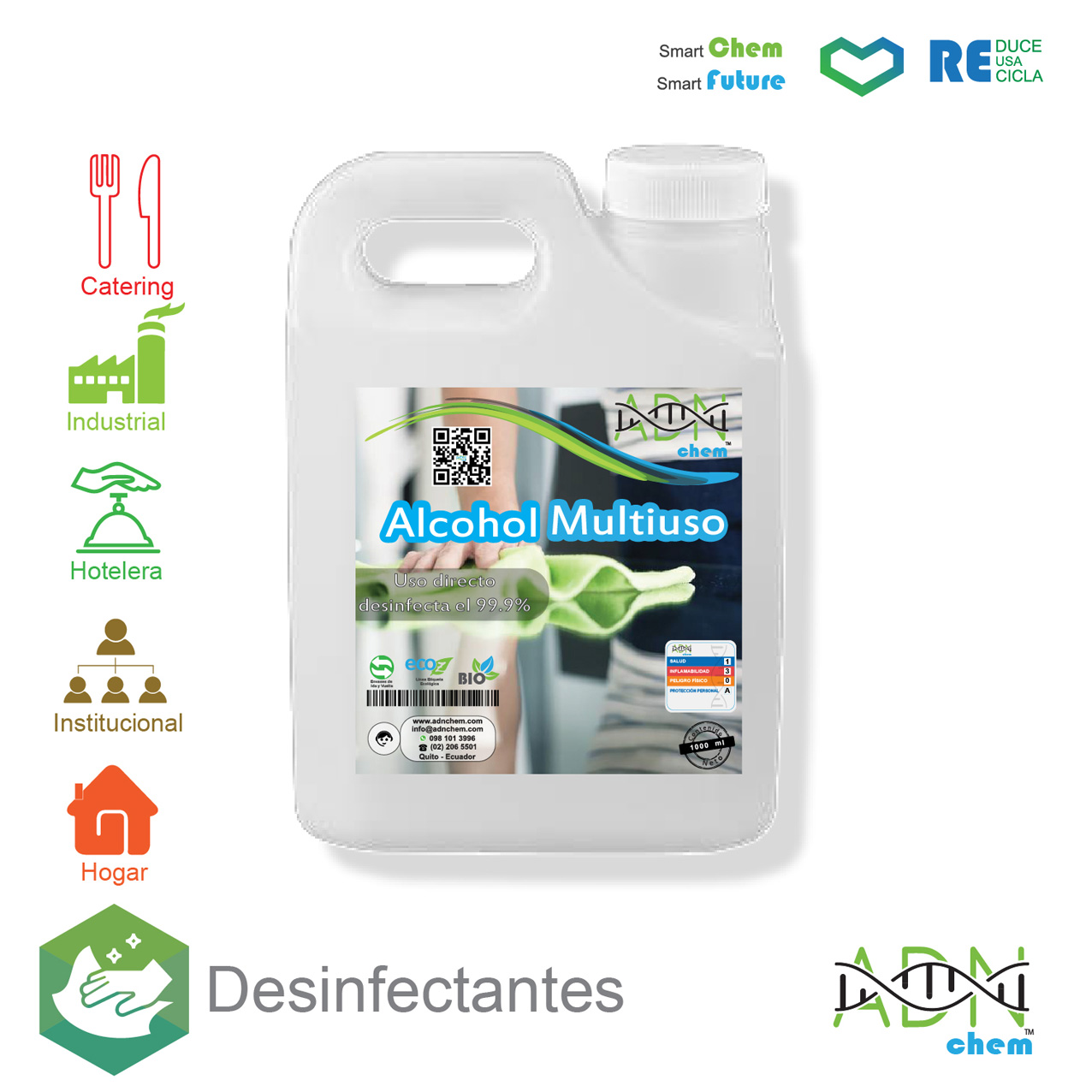 AdnChem Alcohol Multiuso